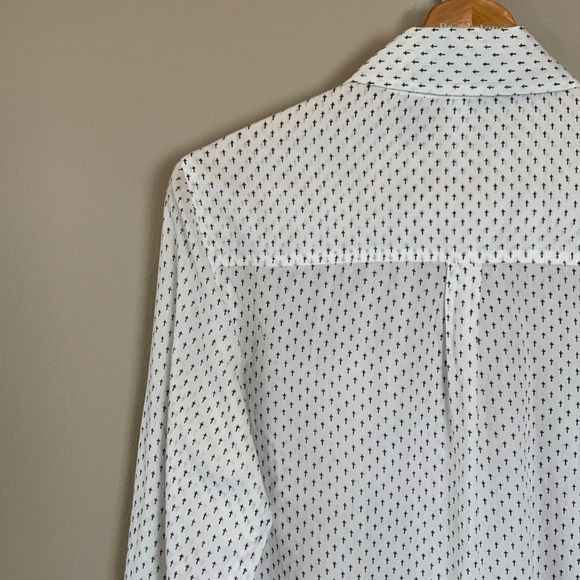 RVCA Cross Printed Button-up Blouse - Picture 12 of 16